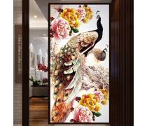 花開富貴孔雀牡丹圖鉆石畫 產品信息與鑒賞指南