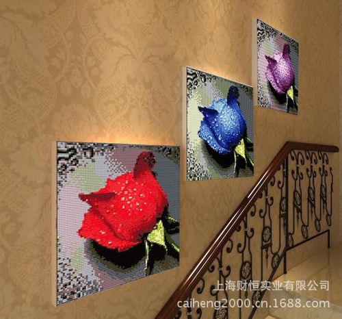 廠家直銷 DIY 5D鉆石畫 滴水玫瑰綻放指尖，開啟手工藝術新體驗